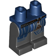 LEGO® los onderdeel Benen met Motief Donkerblauw 970c11pb47