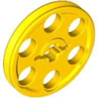 Plaatje in Gallery viewer laden, LEGO® los onderdeel Wiel in kleur Geel 4185