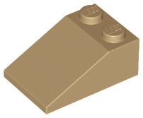 Plaatje in Gallery viewer laden, LEGO® los onderdeel Dakpan Algemeen Donker Geelbruin 3298