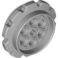 Plaatje in Gallery viewer laden, LEGO® los onderdeel Wiel Licht Blauwachtig Grijs 57519