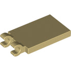 LEGO® los onderdeel Tegel Aangepast Geelbruin 30350b