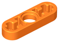 LEGO® los onderdeel Technische Hefbalk in kleur Oranje 6632