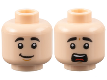 Plaatje in Gallery viewer laden, LEGO® los onderdeel Hoofd in kleur Lichte Noga 3626pb2878