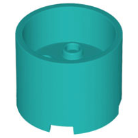 Plaatje in Gallery viewer laden, LEGO® los onderdeel Steen Rond Donker Turkoois 73111