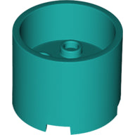 Plaatje in Gallery viewer laden, LEGO® los onderdeel Steen Rond Donker Turkoois 73111