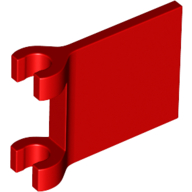 Plaatje in Gallery viewer laden, LEGO® los onderdeel Vlag in kleur Rood 80326