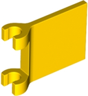 LEGO® los onderdeel Vlag in kleur Geel 80326