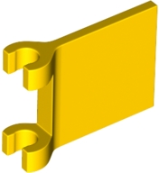 LEGO® los onderdeel Vlag in kleur Geel 80326