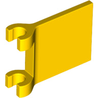 Plaatje in Gallery viewer laden, LEGO® los onderdeel Vlag in kleur Geel 80326