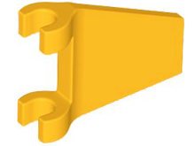 Plaatje in Gallery viewer laden, LEGO® los onderdeel Vlag in kleur Helder Licht Oranje 80324