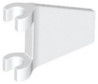 LEGO® los onderdeel Vlag in kleur Wit 80324