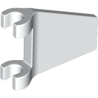 LEGO® los onderdeel Vlag in kleur Wit 80324