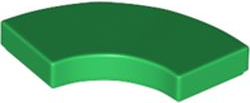 LEGO® los onderdeel Tegel Rond in kleur Groen 27925