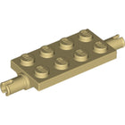 LEGO® los onderdeel Plaat Aangepast in kleur Geelbruin 40687