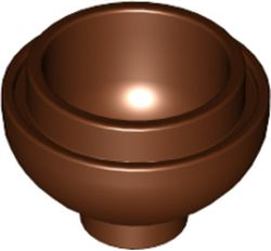 LEGO® los onderdeel Steen Rond Roodachtig Bruin 15395