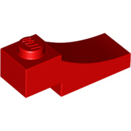 LEGO® los onderdeel Steen Boog in kleur Rood 70681