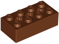 LEGO® los onderdeel Technische Steen Roodachtig Bruin 39789
