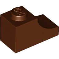 Plaatje in Gallery viewer laden, LEGO® los onderdeel Steen Boog Roodachtig Bruin 78666