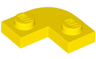 LEGO® los onderdeel Plaat Rond in kleur Geel 79491