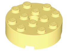 LEGO® los onderdeel Steen Rond Helder Lichtgeel 87081