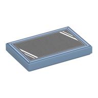 Plaatje in Gallery viewer laden, LEGO® los onderdeel Tegel met Motief Zandblauw 26603pb213