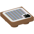 LEGO® Tegel Aangepast met Motief Medium Noga 11203pb081