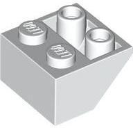 LEGO® los onderdeel Dakpan Omgekeerd in kleur Wit 76959