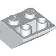 LEGO® los onderdeel Dakpan Omgekeerd in kleur Wit 76959