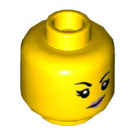Plaatje in Gallery viewer laden, LEGO® los onderdeel Hoofd in kleur Geel 3626cpb2985