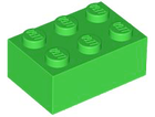 LEGO® los onderdeel Steen in kleur Fel Groen 3002