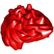 Plaatje in Gallery viewer laden, LEGO® los onderdeel Haar in kleur Rood 98385