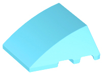 Plaatje in Gallery viewer laden, LEGO® los onderdeel Wig in kleur Medium Azuurblauw 64225