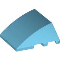 Plaatje in Gallery viewer laden, LEGO® los onderdeel Wig in kleur Medium Azuurblauw 64225