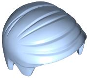 LEGO® los onderdeel Haar in kleur Helder Lichtblauw 99930