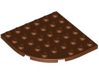 LEGO® los onderdeel Plaat Rond Roodachtig Bruin 6003