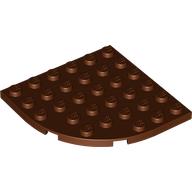 LEGO® los onderdeel Plaat Rond Roodachtig Bruin 6003