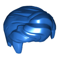 Plaatje in Gallery viewer laden, LEGO® los onderdeel Haar in kleur Blauw 76925