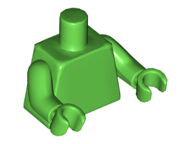LEGO® los onderdeel Lijf in kleur Fel Groen 973c00