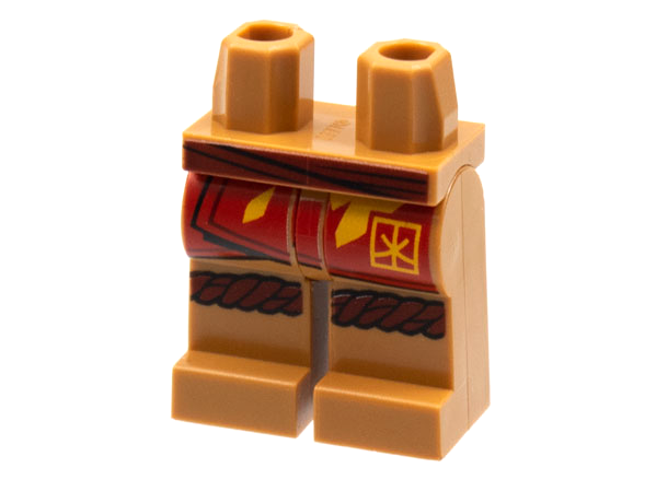LEGO® onderdeel Benen met Motief Medium Noga 970c00pb1312