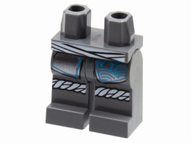 LEGO® Benen met Motief Donker Blauwachtig Grijs 970c00pb1311