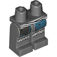 LEGO® Benen met Motief Donker Blauwachtig Grijs 970c00pb1311