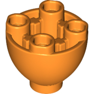LEGO® los onderdeel Steen Rond in kleur Oranje 24947