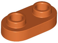 Plaatje in Gallery viewer laden, LEGO® los onderdeel Plaat Rond in kleur Donker Oranje 35480