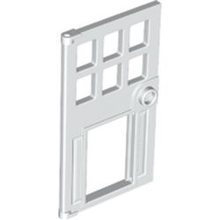 Plaatje in Gallery viewer laden, LEGO® los onderdeel Deur in kleur Wit 79730