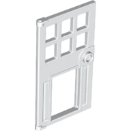 Plaatje in Gallery viewer laden, LEGO® los onderdeel Deur in kleur Wit 79730
