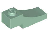 LEGO® los onderdeel Steen Boog in kleur Zandgroen 70681