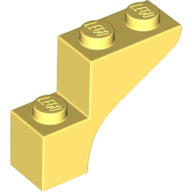 Plaatje in Gallery viewer laden, LEGO® los onderdeel Steen Boog Helder Lichtgeel 88292