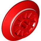 LEGO® los onderdeel Wiel in kleur Rood 55423c01