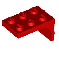 LEGO® los onderdeel Beugel in kleur Rood 69906