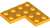 LEGO® los onderdeel Plaat Algemeen Helder Licht Oranje 2639